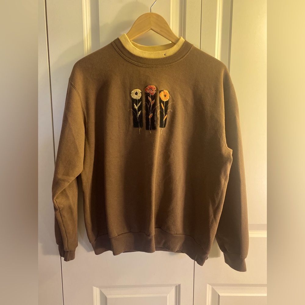 Very Rare Limited Edition 90’s Top Stitch By Morning Sun Vintage Sweatshirt.